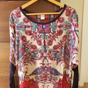 Bila Sheer Jeweled Blouse